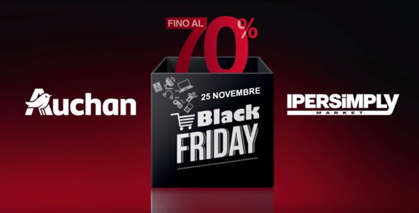 Spot Auchan per il Black Friday